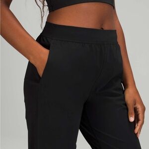 EUC Lululemon Adapted State High-Rise Jogger Crop Black, Size 4, $118 original